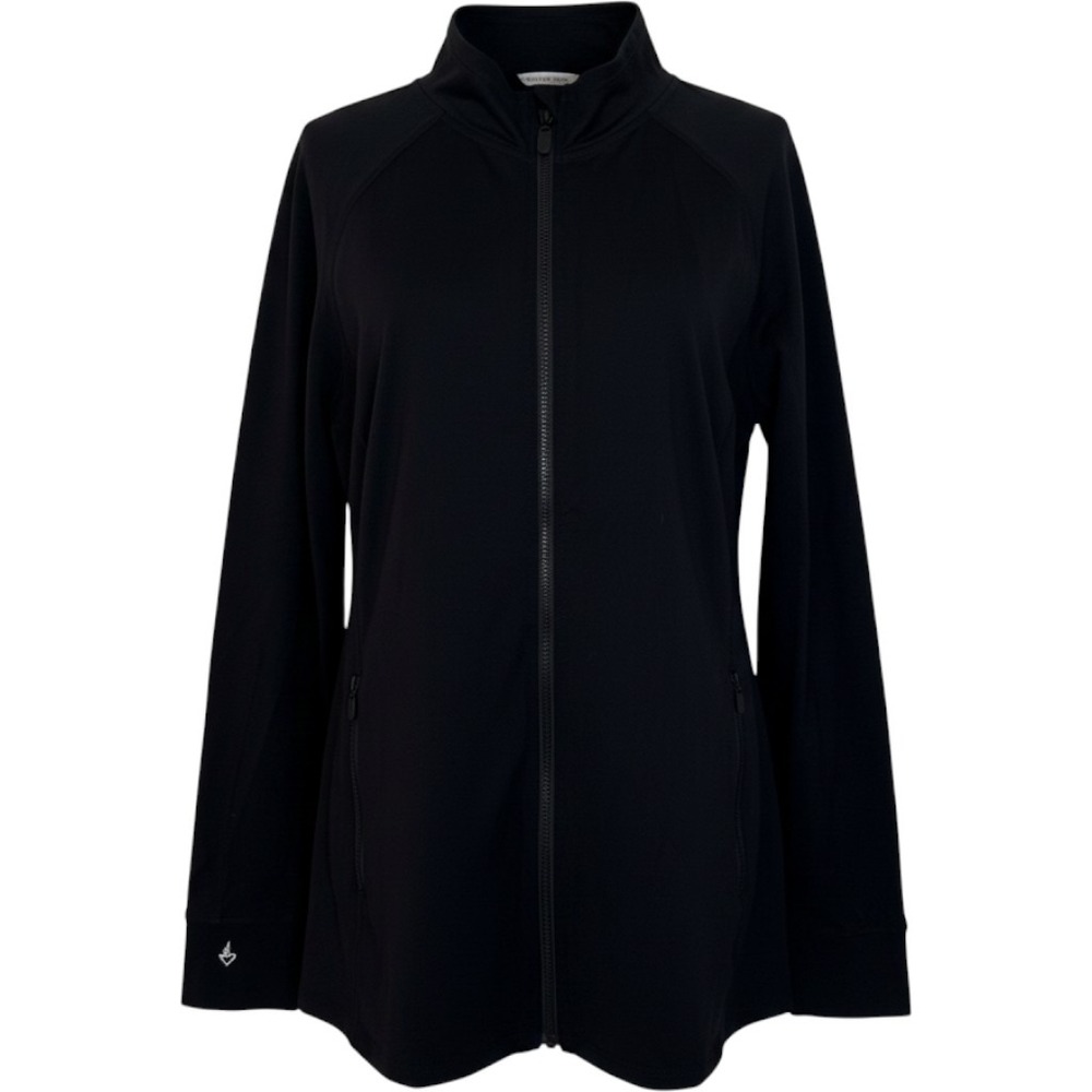 Torrid Active all Black Funnel Neck Zip Up Performance Jacket Thumbholes 5X NEW